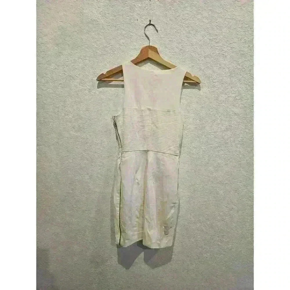 Armani EXCHANGE off white mini aline dress. SIZE 0 - Picture 1 of 4